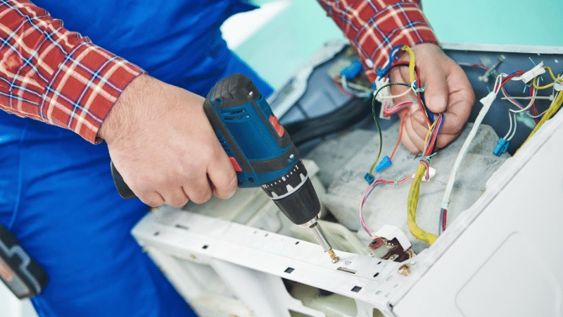 Yunusemre Finlux Finlux çamaşır makinesi kart tamiri – Su almama arızası orijinal parça ile giderildi. - Teknik servis örneği